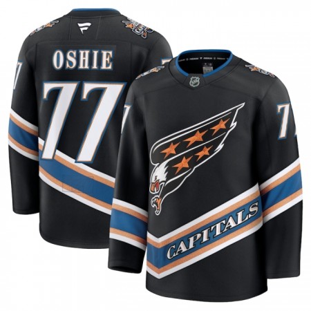 Miesten NHL Washington Capitals Pelipaita Fanatics Premium TJ Oshie Alternate 2024-25 Musta